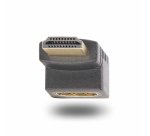 StarTech.com Adaptateur HDMI 2.0 à Angle Droit Vertical, Mâle vers Femelle, Économiseur de Port HDMI Vertical à 90 Degrés, 4K 60Hz, Extension Coudé pour HDMI à Haut Débit, Raccord HDMI 2.0 en Angle Vertical, M/F