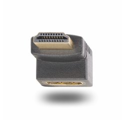StarTech.com Adaptador HDMI 2.0 Acodado Hacia Arriba - Macho a Hembra - Adaptador HDMI en Ángulo Recto - Ahorrador de Puertos HDMI de Alta Velocidad 4K 60Hz