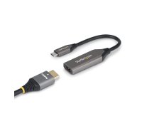 StarTech.com Adaptateur USB-C vers HDMI, 8K 60 Hz / 4K 120 Hz, Compatible Thunderbolt / USB4, Convertisseur USB C vers HDMI 2.1, HDR10+, Câble de 20 cm