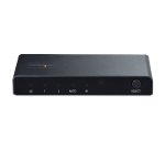 StarTech.com 2-Port 8K HDMI Switch, HDMI 2.1 Switcher 4K 120Hz HDR10+, 8K 60Hz UHD, HDMI Videoschakelaar 2 In 1 Out, Automatisch of Handmatig Schakelen, Inc. Power Adapter en Afstandsbediening