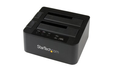 StarTech.com Duplicador USB 3.0 (5Gbps) o eSATA de Discos Duros de 2 Bahías, Independiente, Clonador Copiador de SSD o HDD SATA III de 2,5/3,5", Estación de Acoplamiento de HDD