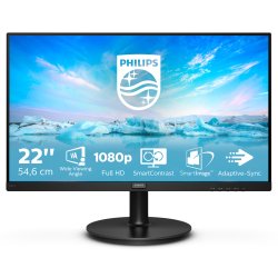 Philips V Line 221V8A/00 LED display 54,6 cm (21.5") 1920 x 1080 Pixel Full HD Nero