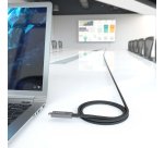AISENS - Cable USB 3.1 Gen2 10Gbps AOC 4K@60Hz 3A 60W E-Marker, tipo USB-C/M-USB-C/M, Negro, 7.5m