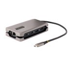 StarTech.com USB-C Multiport Adapter, 4K 60Hz HDMI 2.0b, HDR, USB 3.2 Gen 2 10Gbps Hub (2xUSB-C, 1xUSB-A), 100W PD Pass-Through, Mini Travel Dock, 12"/30cm Cable, Laptop Docking Station