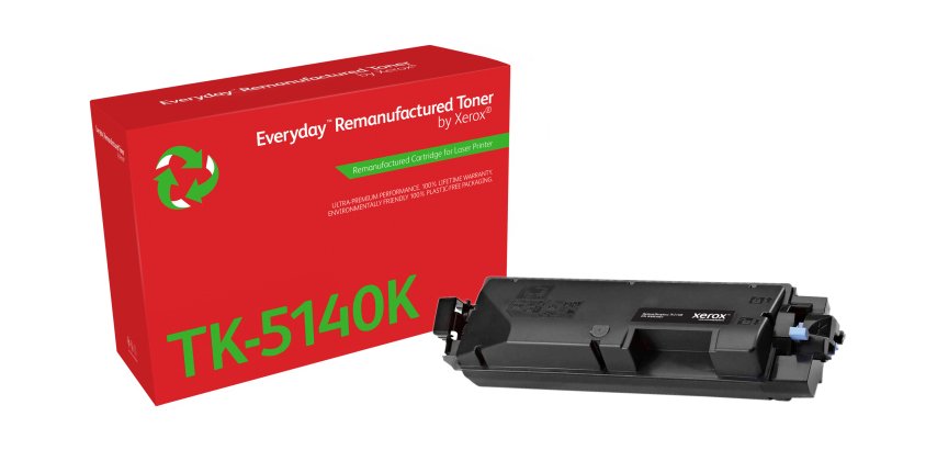Toner rigenerato EverydayTM di Xerox Nero compatibile con Kyocera TK-5140K, Capacità standard