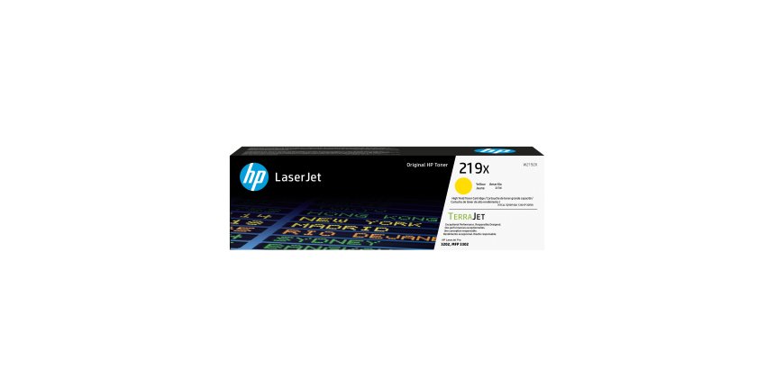 HP 219X High Yield Yellow Original LaserJet Toner Cartridge