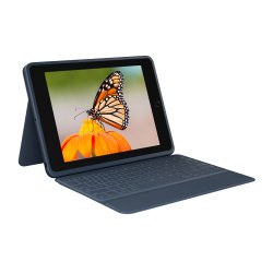 Logitech Rugged Combo 3 AZERTY Français Smart Connector Bleu