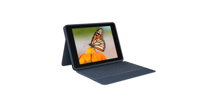 Logitech Rugged Combo 3 AZERTY Français Smart Connector Bleu