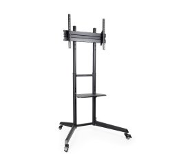 TooQ RAMSÉS Soporte de Suelo con Ruedas para Pantallas 37"- 70", Negro
