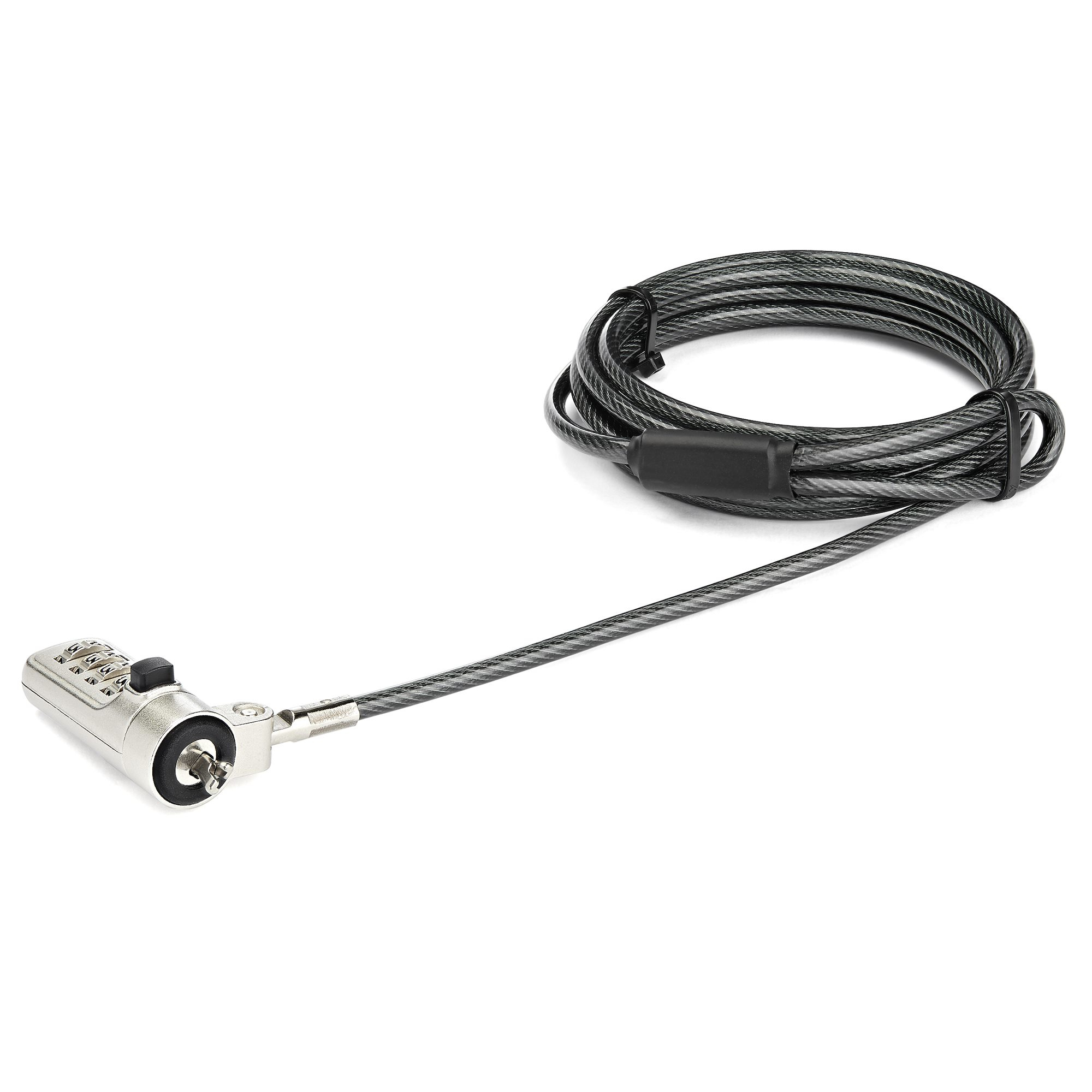 StarTech.com Laptop kabelslot - 4-cijfer combinatie slot - Wedge type ...