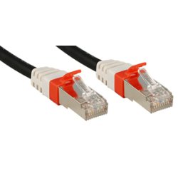 Lindy Cat.6 (A) SSTP / S/FTP PIMF Premium 0.5m cable de red Negro 0,5 m