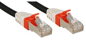 Lindy Cat.6 (A) SSTP / S/FTP PIMF Premium 0.5m cable de red Negro 0,5 m