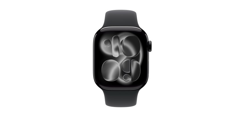 Apple MXLJ3ZM/A smart wearable accessory Band Black Fluoroelastomer