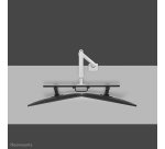 Neomounts DS75S-950WH2 Support d'écran à fixer 17-32" - ressort à gaz - Topfix - arrêt 180°