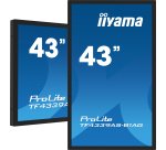iiyama TF4339AS-B1AG écran plat de PC 108 cm (42.5") 3840 x 2160 pixels 4K Ultra HD LED Écran tactile Noir