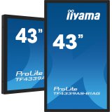 iiyama TF4339AS-B1AG Écran d'affichage dynamique Écran plat de signalisation numérique 108 cm (42.5") LED 500 cd/m² 4K Ultra HD Noir Écran tactile Intégré dans le processeur Android 24/7
