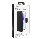 Celly WALLY mobile phone case 17 cm (6.7") Wallet case Black