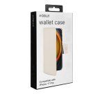 Celly WALLY mobile phone case 16 cm (6.3") Wallet case Sand