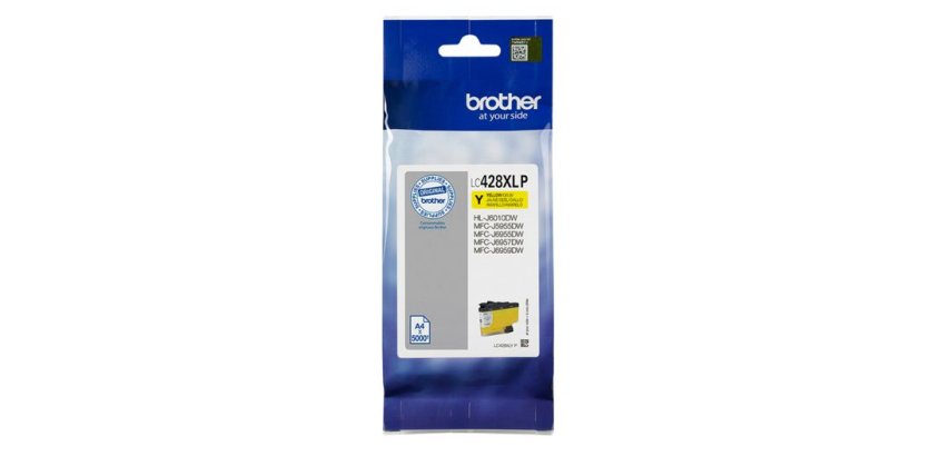 Brother LC-428XLYP cartuccia d'inchiostro 1 pz Originale Giallo