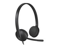Logitech 981-000475 cuffia e auricolare Cablato A Padiglione Ufficio USB tipo A Nero