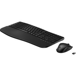 HP STORE 3PL clavier Souris incluse Bureau RF sans fil + Bluetooth Noir