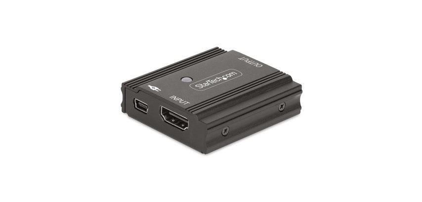 StarTech.com Amplificateur de signal HDMI 8K 60Hz, 10m - Répéteur Actif HDMI 2.1 et Amplificateur de Signal Vidéo Jusqu'à 8K 60Hz/4K 144Hz - Répétiteur HDMI Compact - Booster de signal HDMI