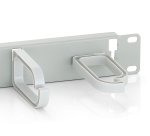 Equip 19" Rack Mount Cable Management Panel, Light Grey (RAL 7035)