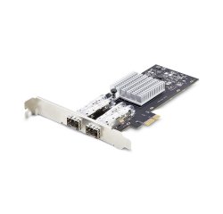 StarTech.com Carte Réseau GbE SFP à 2 Port, PCIe 2.0 x1, Intel I350-AM2, Carte Contrôleur 2x 1GbE, 1000BASE Cuivre/Fibre Optique, Carte Réseau Gigabit Ethernet NIC, Backplanes Serveur/PC - Compatible Windows/Linux