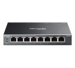 TP-Link Omada ES208GP commutateur réseau Géré L2 Gigabit Ethernet (10/100/1000) Connexion Ethernet, supportant l'alimentation via ce port (PoE) DIN rail Noir