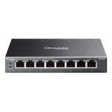 TP-Link Omada ES208GP commutateur réseau Géré L2 Gigabit Ethernet (10/100/1000) Connexion Ethernet, supportant l'alimentation via ce port (PoE) DIN rail Noir