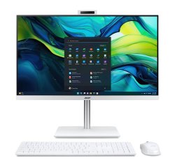Acer Aspire C27-1E13U7UNH Intel® Core™ i7 i7-1355U 68,6 cm (27") 1920 x 1080 Pixel PC All-in-one 32 GB DDR4-SDRAM 1 TB SSD Windows 11 Home Wi-Fi 6 (802.11ax) Bianco