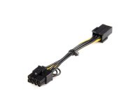 StarTech.com Câble adaptateur d'alimentation PCI Express à 6 broches vers 8 broches de 15 cm - F/M