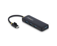 StarTech.com Hub USB-C de 4 Puertos - Ladrón USB Tipo C a 4 Puertos USB-A - Alimentado por el Bus - USB 3.0 de 5Gbps - Hub Portátil USB para Viajes - Protección de Sobrecorriente
