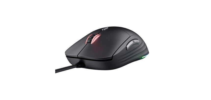 Trust GXT 925 Redex II Gaming Muis - Bedrade gamingmuis – 6 programmeerbare knoppen – 10000 DPI – Zwart