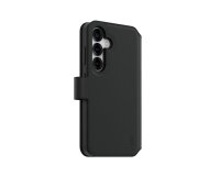 PanzerGlass CARE™ by ® Tango 2-in-1 Wallet Case w. Qi Compatible Samsung Galaxy S25 protective phone case Black Cover