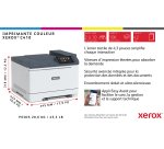 Xerox Imprimante recto verso A4 40 ppm C410, PS3 PCL5e/6, 2 magasins 251 feuilles