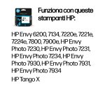 HP Cartuccia di inchiostro nero originale 303