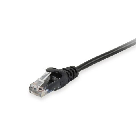 Equip Cat.6A U/UTP Patch Cable, 0.5m, Black