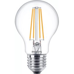 Philips Lampadina trasparente a filamento 60 W A60 E27