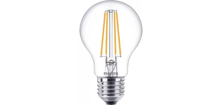 Philips Lampadina trasparente a filamento 60 W A60 E27