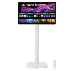 LG Swing 32U889SA Schermo Personale 32" 4K Touch, base con rotelle, webOS
