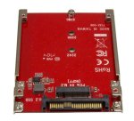 StarTech.com Tarjeta Adaptador PCI Express M.2 a U.2 SFF8639 para SSD NVMe M.2 - Conversor para SSD M.2 - Tarjeta Anfitrión para SSD M.2 - Convertidor de Unidad M.2 PCIe a 2,5" - Rojo