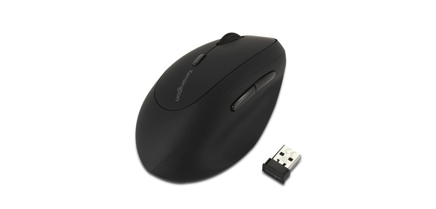 Mouse wireless Pro Fit Ergo - per mancini - Kensington