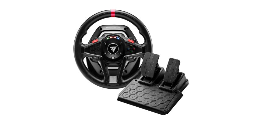 Thrustmaster T128 Black USB Steering wheel + Pedals Analogue / Digital PC, Xbox One, Xbox Series S, Xbox Series X, Xbox One X, Xbox One S