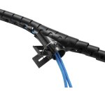 Equip 650867 organizador de cables Escritorio Pasacables Negro