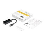 StarTech.com Adaptador de Red Ethernet Gigabit Externo USB 3.0 con Concentrador Incorporado de 2 Puertos USB