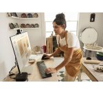 HP 455 Programmable WL KBD clavier Maison RF sans fil Noir