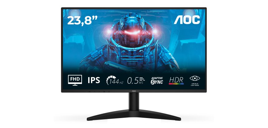 AOC B3 24B36X écran plat de PC 60,5 cm (23.8") 1920 x 1080 pixels Full HD LED Noir