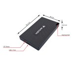 Verbatim 32031 unidad externa de estado sólido 1 TB USB Tipo C USB 3.2 Gen 2x2 Gris