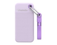 Verbatim Pocket SSD 2 To USB Type-C 3.2 Gen 2 (3.1 Gen 2) Violet